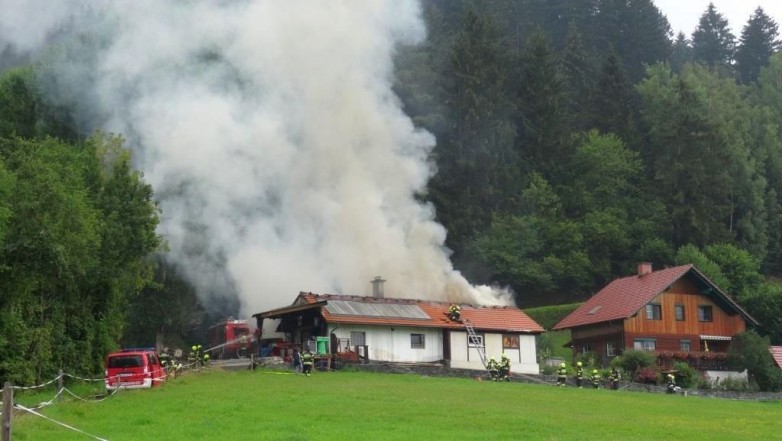 Großbrand in Dietmannsdorf am 22.07.2020