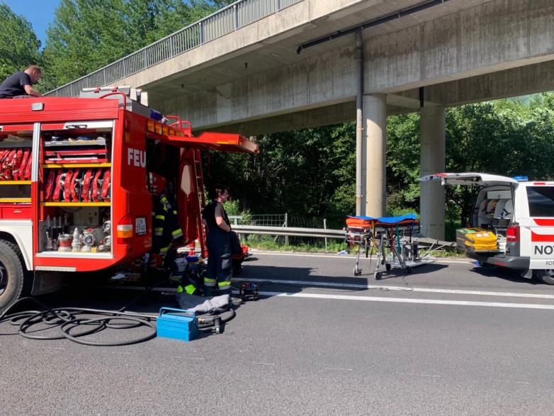 Schwerer Verkehrsunfall auf der A9 am 25.06.2019